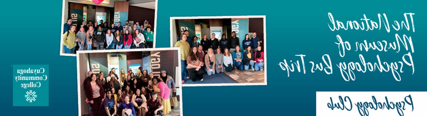 photo of a group of students at the National History of Psychology Museum in Akron, OH